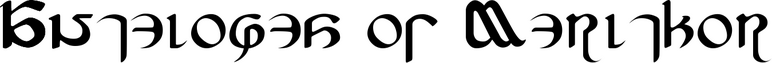 Antelope Name Eorzean Alphabet